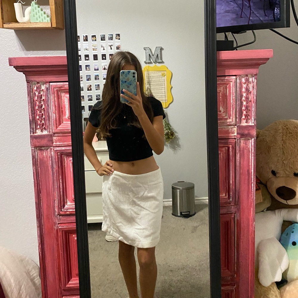 White Mini Skirt